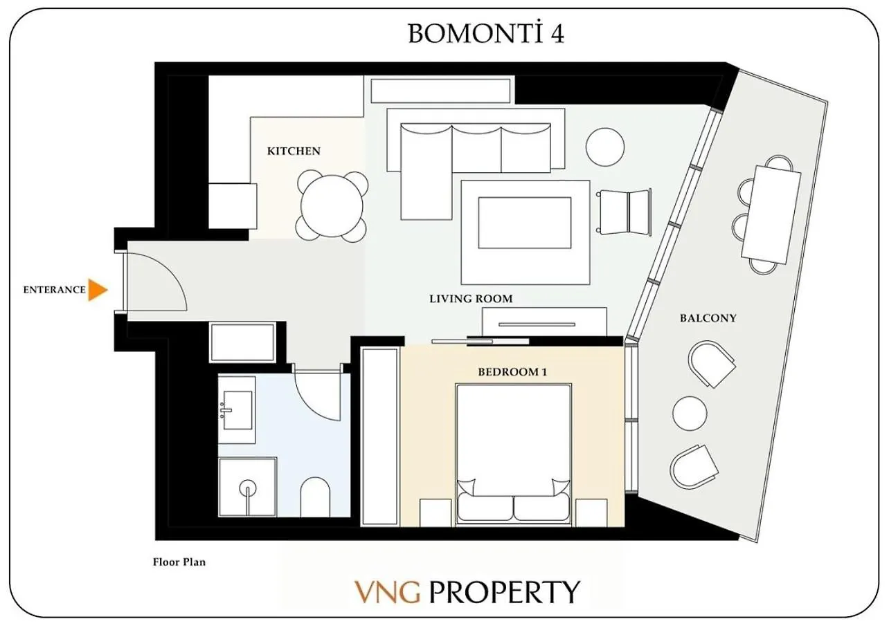 Gorgeous Modern 1Bd Terracepoolviews! #183 Apartment Istanbul 0*,  Turkey